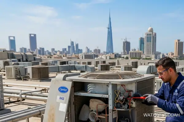 Professional photo illustrating AC Maintenance in Al-Kandarah, Jeddah by Wathab AC