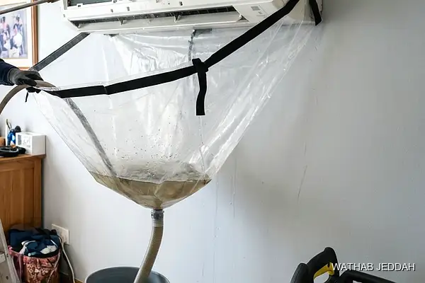 صورة مهنية توضح صيانة مكيفات حي المحمدية جدة من وثاب التكييف