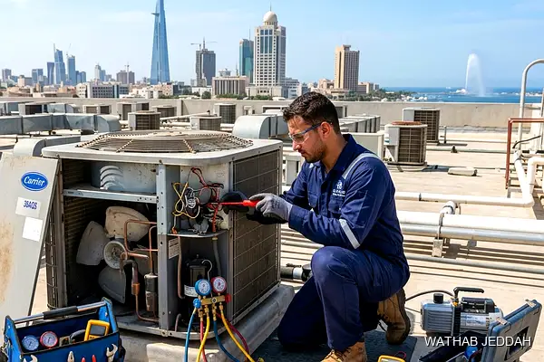 Professional photo illustrating AC Maintenance in Al-Andalus, Jeddah by Wathab AC