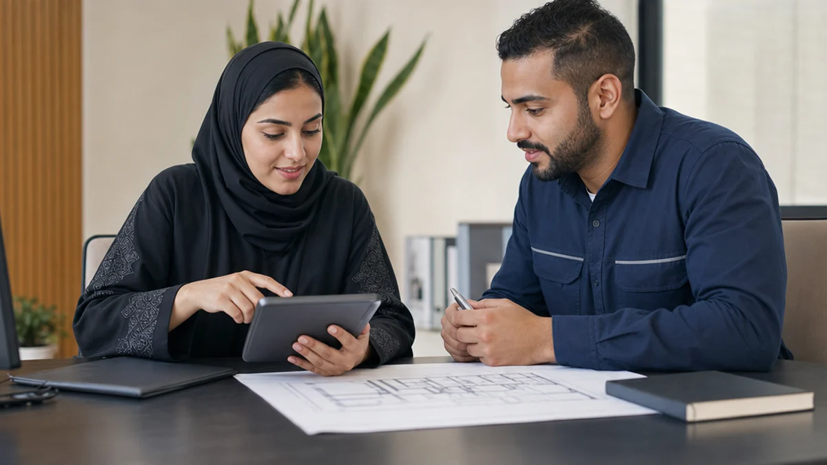مراجعة منظمة لطلبات العملاء قبل جدولة خدمة التكييف